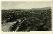Ansichtspostkarte; Fotoansichtskarte, Deutsch-Südwestafrika, Panorama von Windhuk, ungelaufen
