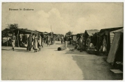 Ansichtspostkarte; Kolonialpost, "Strasse in Dodoma", Deutsch-Ostafrika, gelaufen