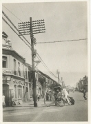 Fotografie "Telegrafenkabel in Tsingtau"